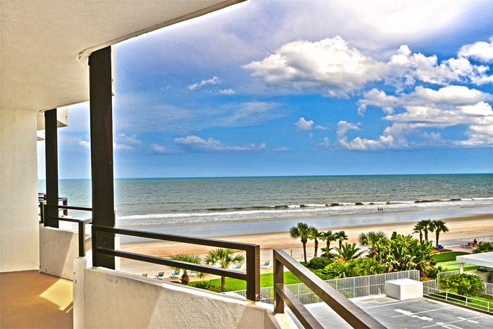 Ocean Ritz Condo Unit 306 Wrap-Around Balcony. Daytona Beach Condos For Sale